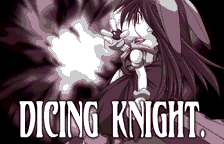 Dicing Knight. Title Screen